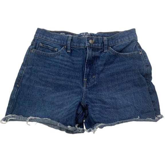 a.n.a Pants - ANA Women's High-Rise Denim Boyfriend Shorts Size 6 Inseam Frayed Hem